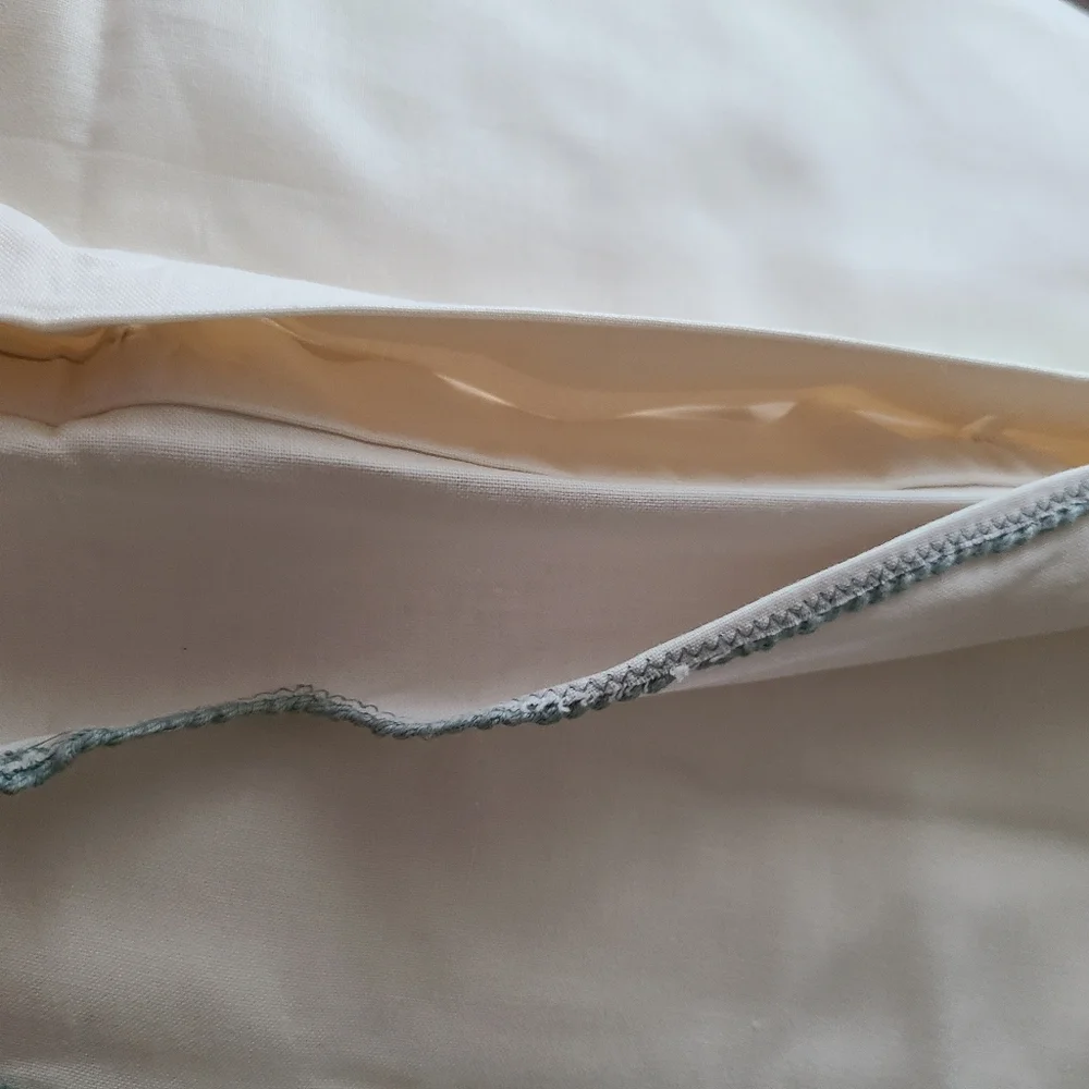 Elegant Cream and Green Duvet Cover